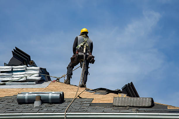 Professional Roof Repair technician working in Portland, CT